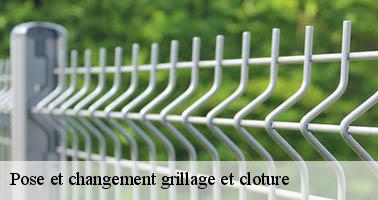 Pose et changement grillage et cloture  ailhon-07200 Debord elagage