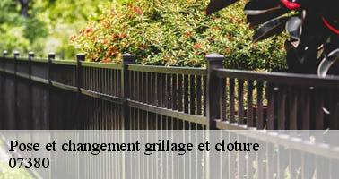 Pose et changement grillage et cloture lalevade-d-ardeche-07380 Debord elagage